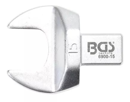 Open-End Push Fit Spanner 15 mm Square Size 9 x 12 mm