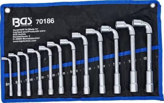 Deep Hole Pipe Spanner Set 8 - 19 mm 12 pcs.