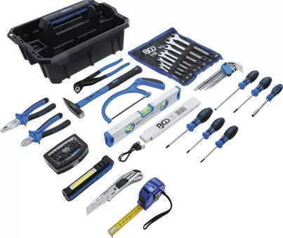 Tool Carrying Case Reinforced Plastic incl. Tool Assortment 66 pcs.