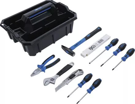 Tool Carrying Case Reinforced Plastic incl. Tool Assortment 11 pcs.