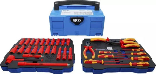 VDE Pliers, Screwdriver and Socket Set BGS systainer® 36-pcs.