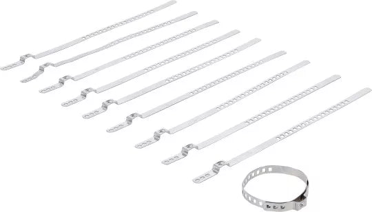 Axle Boot Clamp Set Stainless Steel 7 mm 20 - 50 mm 10 pcs.
