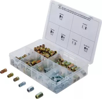 Brake Pipe Fittings, Connecting Nuts and Screws Assortment 135 pcs.