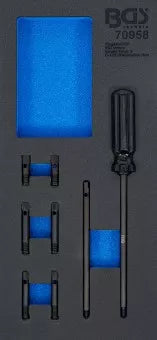 Tool Tray 1/3: Cylinder Head Gasket Alignment Tool Set for VAG
