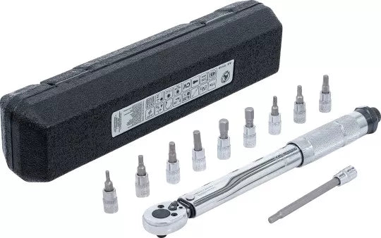Torque Wrench Set 6.3 mm (1/4") 2 - 24 Nm 11 pcs.