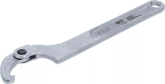 Adjustable Hook Wrench with Nose 35 - 50 mm