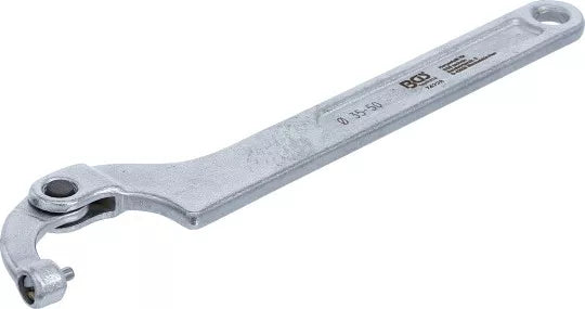 Adjustable Hook Wrench with Pin 35 - 50 mm