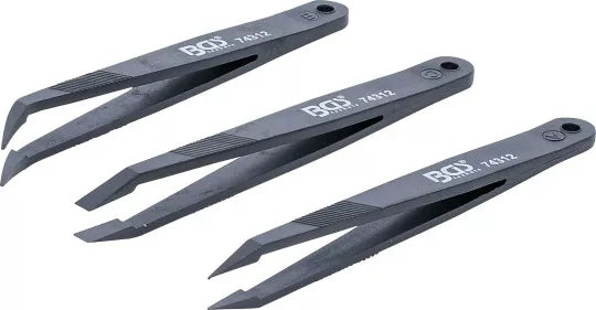 Plastic Tweezers Set 3 pcs.