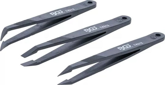 Plastic Tweezers Set 3 pcs.
