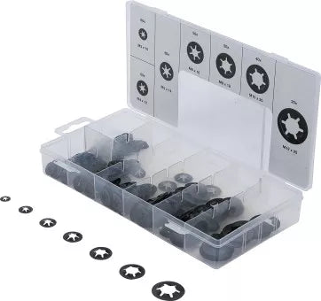 Clamping Washer / Locking Washer Assortment M3 - M12 340 pcs.