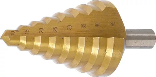 Step Drill titanium-nitrided Ø 10 - 45 mm