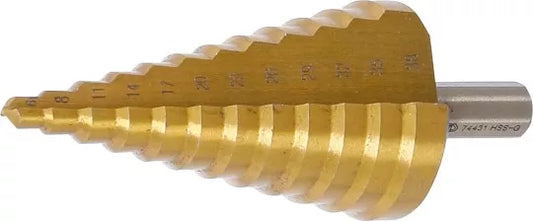 Step Drill titanium-nitrided Ø 6 - 38 mm