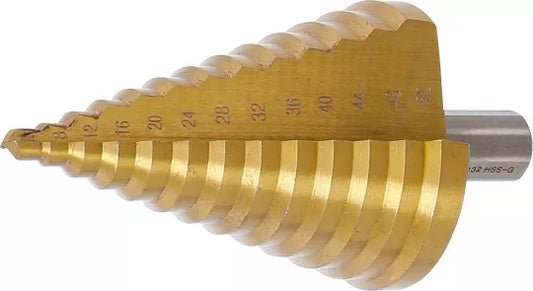 Step Drill titanium-nitrided Ø 6 - 52 mm