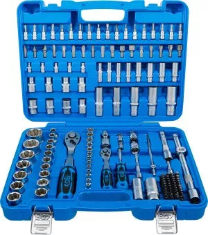 Socket Set 6.3 mm (1/4") / 12.5 mm (1/2") Drive 150 pcs.
