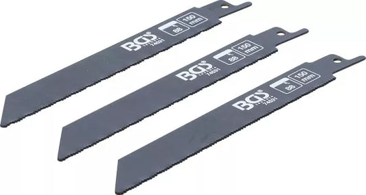 Reciprocating Saw Blade Set for metal for BGS 7367 3 pcs.