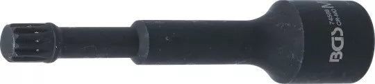 Special Impact Bit Socket Length 115 mm 12.5 mm (1/2") Drive Spline (for XZN) M12 for VAG