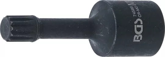 Special Impact Bit Socket Length 72 mm 12.5 mm (1/2") Drive Spline (for XZN) M12 for VAG