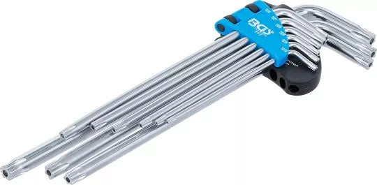 L-Type Wrench Set extra long T-Star (for Torx Plus) TS10 - TS50 9 pcs.