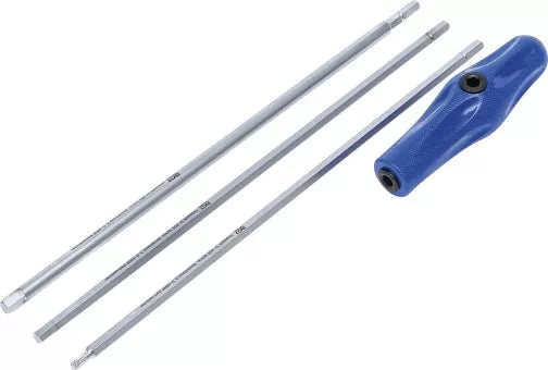 Special Screwdriver Set T-Star (for Torx) internal Hexagon 4 pcs.