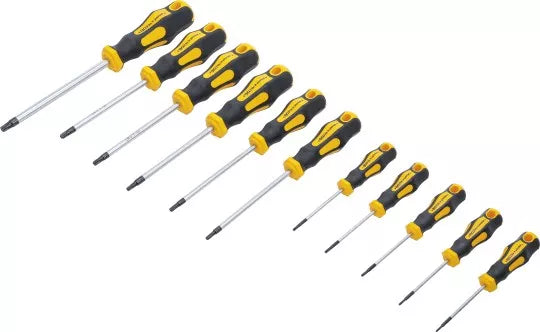 Screwdriver Set T-Star tamperproof (for Torx) T6 - T40 11 pcs.