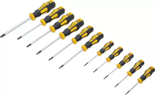 Screwdriver Set T-Star tamperproof (for Torx) T6 - T40 11 pcs.