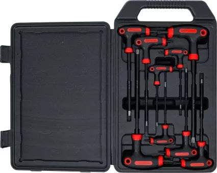 T-Handle L-Type Wrench Set T-Star tamperproof (for Torx) T10 - T50 9 pcs.