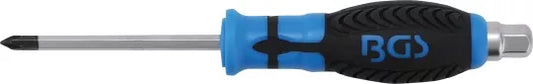 Screwdriver, Blade with Hexagon profile Cross Slot PH1 Blade Length 75 mm