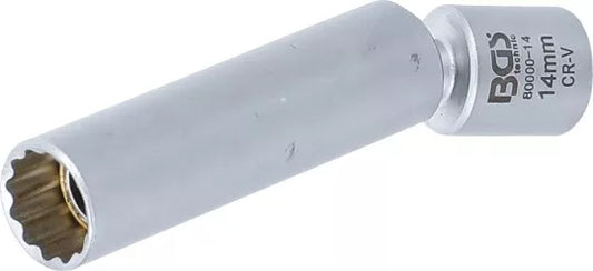 Swivel Glow & Spark Plug Socket 10 mm (3/8") 14 mm