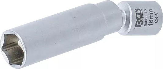 Swivel Glow & Spark Plug Socket 10 mm (3/8") 16 mm