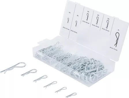 Snap Ring Assortment Ø 2.4 - 4.0 mm 150 pcs.