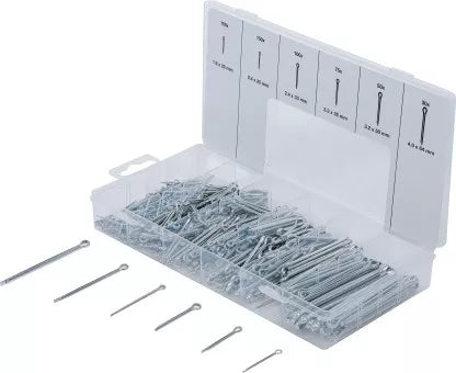 Splint Pin Assortment Ø 1.6 - 4.0 mm 555 pcs.