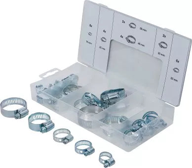 Hose Clamp Assortment Ø 16 - 40 mm 26 pcs.