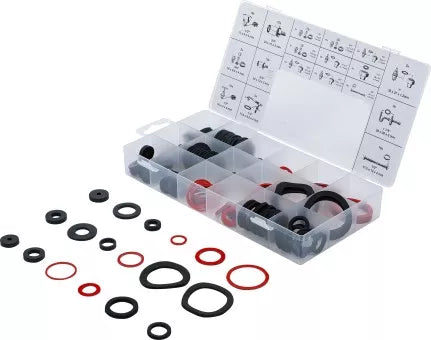 Seal Ring Assortment Rubber and Fibreglass 141 pcs.
