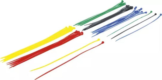Cable Tie Assortment coloured 4.8 x 300 mm 50 pcs.