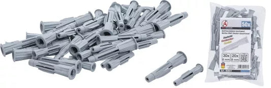 Hollow Wall Anchor Assortment 50 pcs.