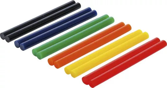 Glue Sticks colored Ø 11 mm, 150 mm 12 pcs.