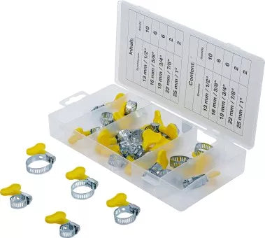 Handle Hose Clamps Assortment 26 pcs.