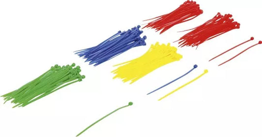 Cable Tie Assortment coloured 2.4 x 100 mm 200 pcs.