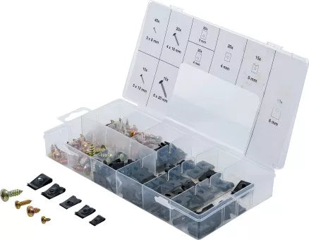 U-Type Cushion and Screw Assortment 170 pcs.