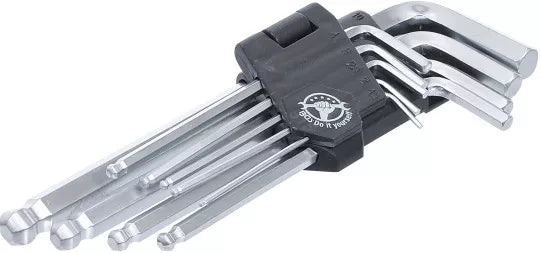 L-Type Wrench Set internal Hexagon / internal Hexagon with Ball Head 1.5 - 10 mm 9 pcs.