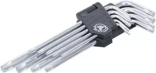 L-Type Wrench Set long T-Star (for Torx) T10 - T50 9 pcs.