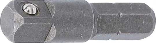 Bit Ratchet Adaptor ext. Hexagon 6.3 mm (1/4") - ext. square 6.3 mm (1/4") 30 mm