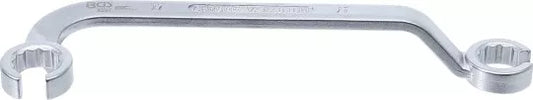 Double Ring Spanner, Open for Diesel Injector Pipes 17 mm