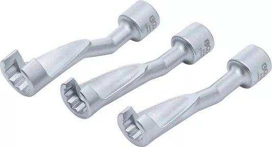 Pipe Wrench Set, open 12.5 mm (1/2") Drive 14 - 17 - 19 mm