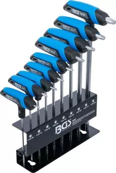 T-Handle Wrench Set T-Star (for Torx) T10 - T50 9 pcs.