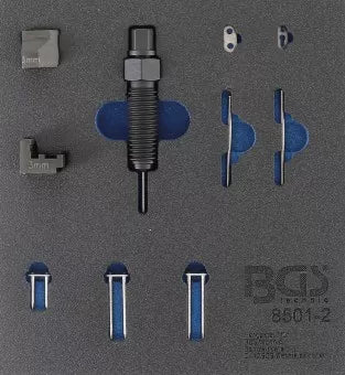 Tool Tray 1/6: Supplementary Set for Timing Chain Riveting Device (BGS 8501) suitable for 3 mm Chain Pins