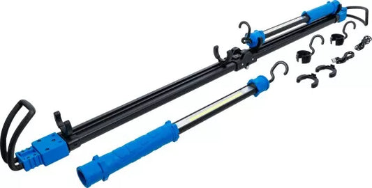COB LED Bonnet Lamp with Battery and Telescopic Bar 2 COB-LED-Handheld Work Lamps
