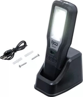 COB-LED Work Lamp foldable with Charging Station
