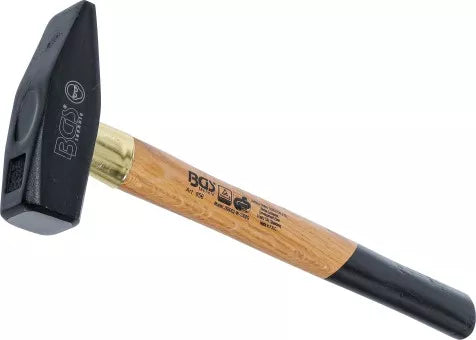 Machinist's Hammer Wooden Handle DIN 1041 1000 g