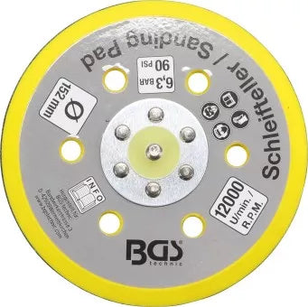 Hook and Loop Pad for BGS 3290, 8688 Ø 152 mm